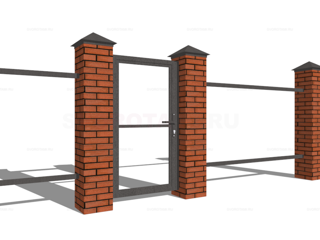 Без заполнения. Рамка для уличных ворот.